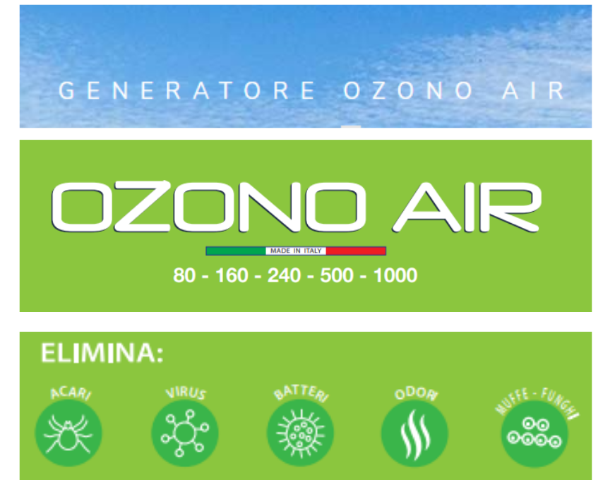 OZONO AIR 500 , generatore ad ozono per grandi ambienti